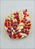 Red/Purple Hibiscus Pin