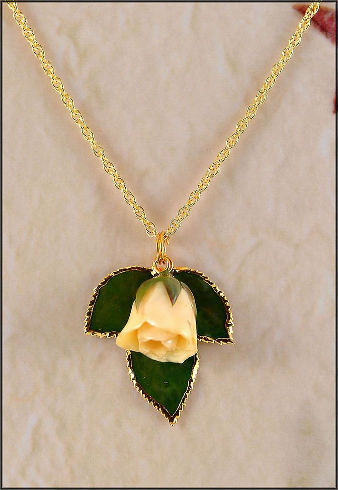 Rose Jewelry | Real Rose Necklace