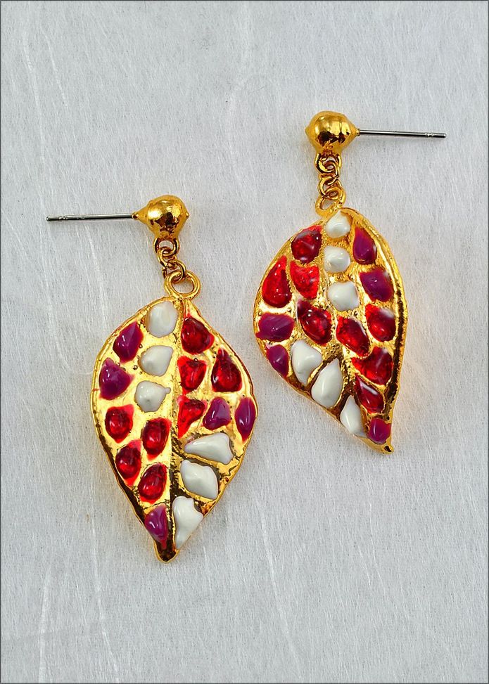 Bougainvillea Leaf Jewelry | Bougainvillea Leaf Earring