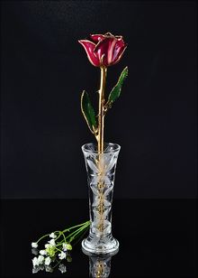 Gold Rose | Rose with Vase