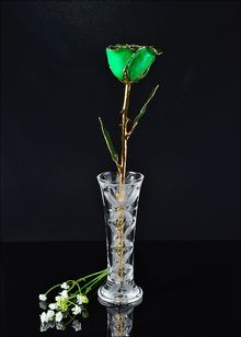 Gold Rose | Rose with Vase