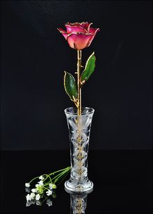 Gold Rose | Rose with Vase