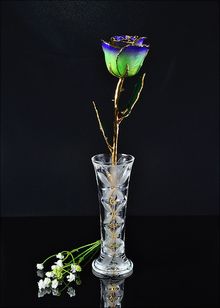 Gold Rose | Rose with Vase