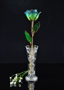 Gold Rose | Rose with Vase