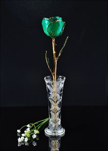 Gold Rose | Rose with Vase