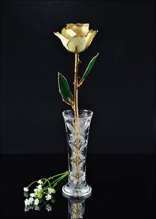 Gold Rose | Rose with Vase