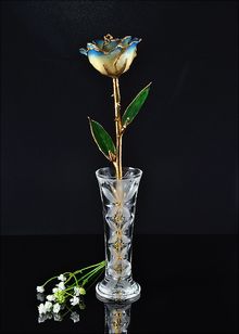 Gold Rose | Rose with Vase