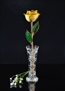 Gold Rose | Rose with Vase