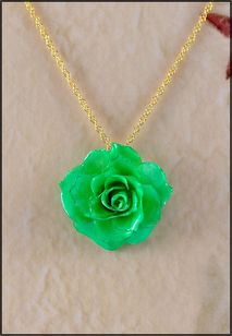 Rose Jewelry | Real Rose Pendant