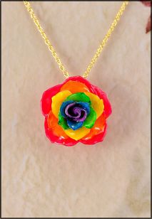 Rose Jewelry | Real Rose Pendant