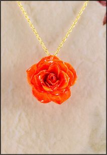 Rose Jewelry | Real Rose Pendant