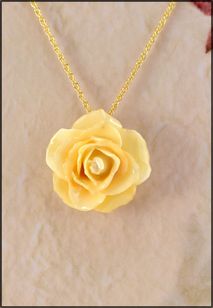 Rose Jewelry | Real Rose Pendant