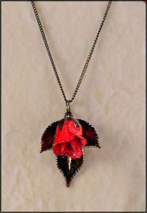 Rose Jewelry | Real Rose Necklace