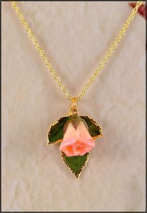 Rose Jewelry | Real Rose Necklace