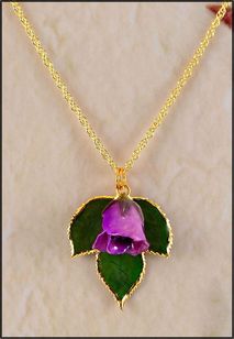 Rose Jewelry | Real Rose Necklace