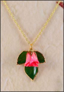 Rose Jewelry | Real Rose Necklace