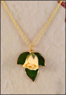 Rose Jewelry | Real Rose Necklace