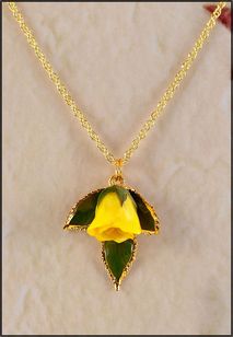 Rose Jewelry | Real Rose Necklace