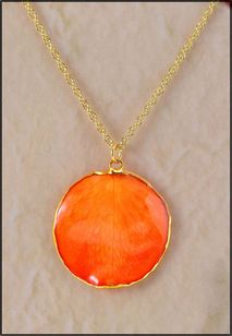 Rose Jewelry | Real Rose Pendant