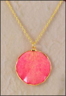 Rose Jewelry | Real Rose Pendant