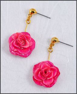 Rose Jewelry | Real Rose Earring