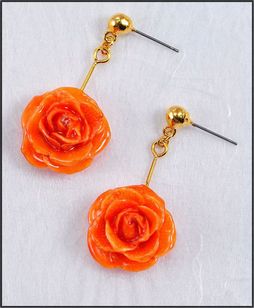 Rose Jewelry | Real Rose Earring