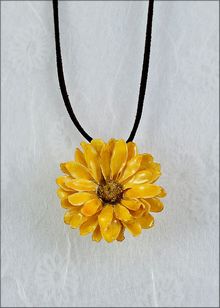 Real Daisy Jewelry | Real Flower Jewelry