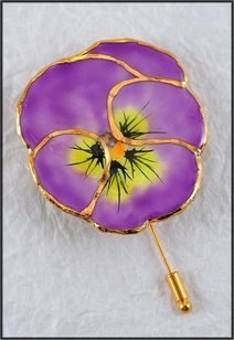 Real Pansy Jewelry | Real Flower Jewelry