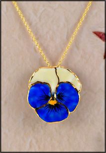 Real Pansy Jewelry | Real Flower Jewelry