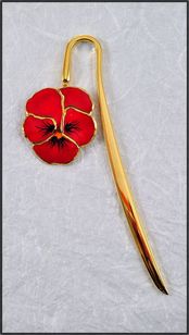 Real Pansy Bookmark | Real Flower Bookmark