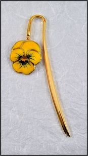 Real Pansy Bookmark | Real Flower Bookmark