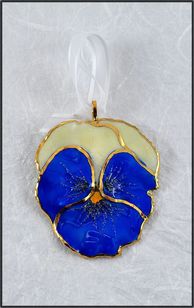 Real Pansy | Real Flower Ornament