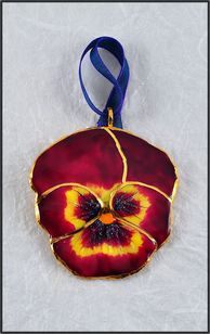 Real Pansy | Real Flower Ornament