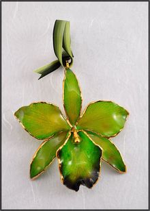 Real Cattleya Orchid | Real Flower Ornament