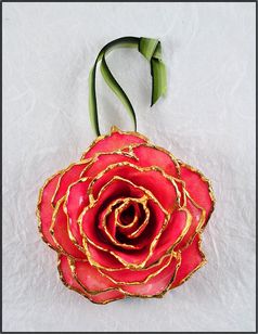 Real Rose Ornament | Real Flower Ornament