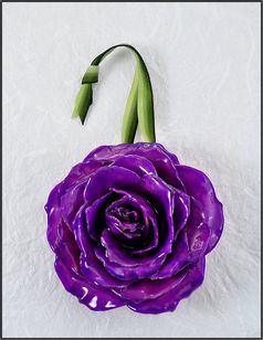 Real Rose Ornament | Real Flower Ornament