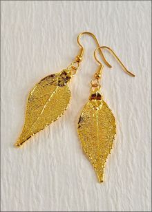 Real Leaf Jewelry | Real Leaf Earring