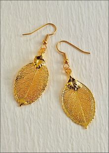 Real Leaf Jewelry | Real Leaf Earring