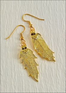 Real Leaf Jewelry | Real Leaf Earring