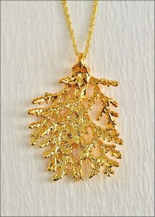 Real Leaf Jewelry | Real Leaf Pendant