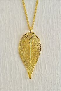 Real Leaf Jewelry | Real Leaf Pendant