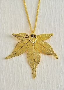 Real Leaf Jewelry | Real Leaf Pendant