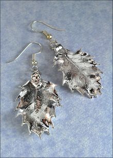 Real Leaf Jewelry | Real Leaf Earring