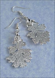 Real Leaf Jewelry | Real Leaf Earring