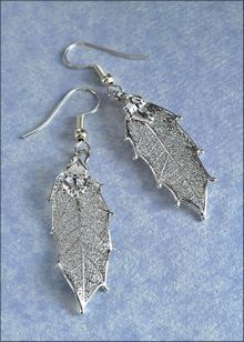 Real Leaf Jewelry | Real Leaf Earring