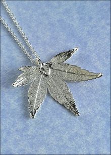 Real Leaf Jewelry | Real Leaf Pendant