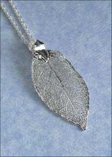 Real Leaf Jewelry | Real Leaf Pendant