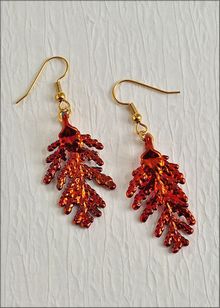 Real Leaf Jewelry | Real Leaf Earring