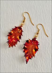 Real Leaf Jewelry | Real Leaf Earring