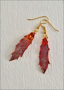 Real Leaf Jewelry | Real Leaf Earring